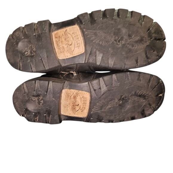 Harley-Davidson Black Leather Motorcycle Engineer Boots Size 8 Men 95238 - Picture 5 of 12